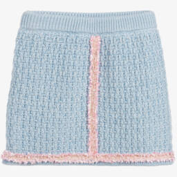 Angel's Face-Girls Soft Blue Frilled Skirt | Childrensalon Outlet