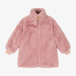 Angel's Face-Girls Soft Pink Fur Jacket | Childrensalon Outlet