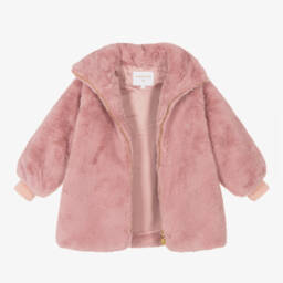 Angel's Face-Girls Soft Pink Fur Jacket | Childrensalon Outlet