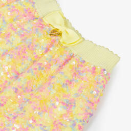 Angel's Face-تنورة تول صفراء براقة للبنات | Childrensalon Outlet