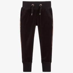 انجلز فيس-جوغرز مخمل و ترتر لون أسود للبنات | Childrensalon Outlet