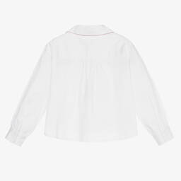 Angel's Face-Girls White & Pink Bows Blouse | Childrensalon Outlet