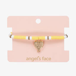 Angel's Face-Желтый браслет-шарм с бисером | Childrensalon Outlet