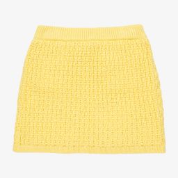 Angel's Face-Girls Yellow Cotton Knit Skirt | Childrensalon Outlet
