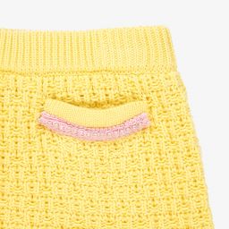 Angel's Face-Girls Yellow Cotton Knit Skirt | Childrensalon Outlet