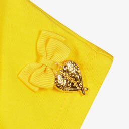 Angel's Face-تيشيرت قطن لون أصفر للبنات | Childrensalon Outlet