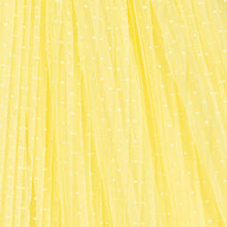 Angel's Face-Girls Yellow Pleated Tulle Dress | Childrensalon Outlet