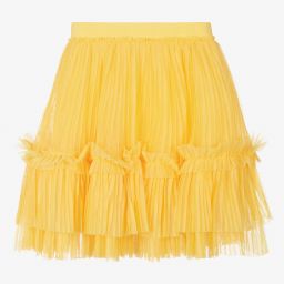 Angel's Face-Girls Yellow Tulle Skirt | Childrensalon Outlet