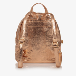 Angel's Face-Rose Gold Bow Backpack (26cm) | Childrensalon Outlet