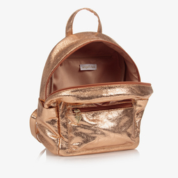 Angel's Face-Rose Gold Bow Backpack (26cm) | Childrensalon Outlet