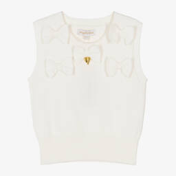 Angel's Face-Snowdrop Knit Cotton Vest for Girls | Childrensalon Outlet