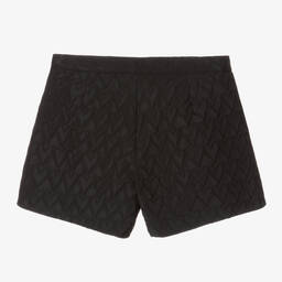 Angel's Face-Черные жаккардовые шорты с сердечками | Childrensalon Outlet