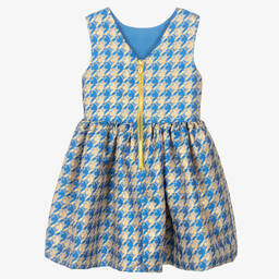 Angel's Face-Сине-золотистое платье для девочек-подростков | Childrensalon Outlet