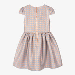 Angel's Face-Розово-голубое платье в гусиную лапку | Childrensalon Outlet