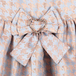 Angel's Face-Розово-голубое платье в гусиную лапку | Childrensalon Outlet