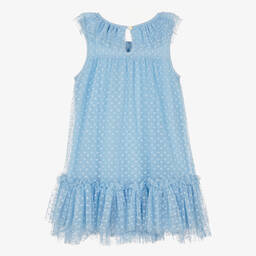 Angel's Face-Голубое платье из тюля | Childrensalon Outlet
