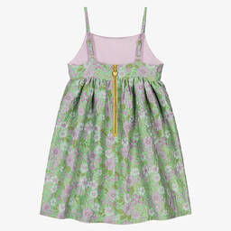 Angel's Face-Teen Girls Green & Purple Jacquard Dress | Childrensalon Outlet