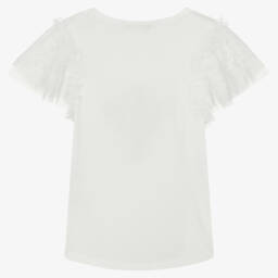 Angel's Face-Teen Girls Lace Flutter Sleeve Top | Childrensalon Outlet