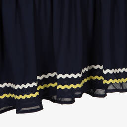 Angel's Face-Синее платье из крепа в матросском стиле | Childrensalon Outlet