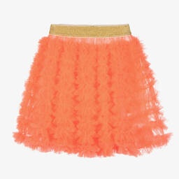 Angel's Face-Teen Girls Neon Orange Tulle Tutu Skirt | Childrensalon Outlet