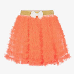 Angel's Face-Teen Girls Neon Orange Tulle Tutu Skirt | Childrensalon Outlet