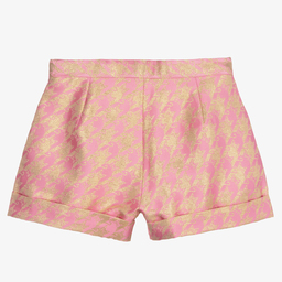 Angel's Face-Розовые шорты из парчи для девочек-подростков | Childrensalon Outlet