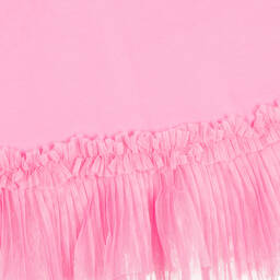 Angel's Face-Teen Girls Pink Cotton Necklace Dress | Childrensalon Outlet