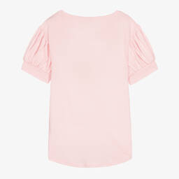 Angel's Face-Teen Girls Pink Diamanté Charms T-Shirt | Childrensalon Outlet