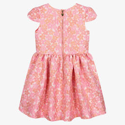 Angel's Face-Розовое платье из парчи в цветочек | Childrensalon Outlet