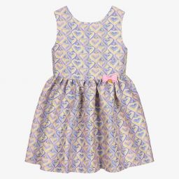 Angel's Face-فستان تينز بناتي جاكارد لون زهري | Childrensalon Outlet