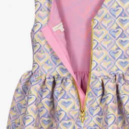 Angel's Face-فستان تينز بناتي جاكارد لون زهري | Childrensalon Outlet