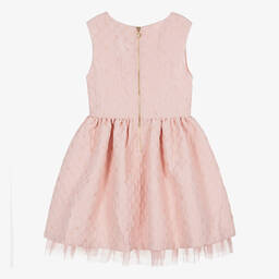 Angel's Face-فستان جاكارد لون زهري بطبعة ورود للمراهقات | Childrensalon Outlet