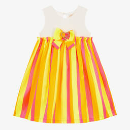 Angel's Face-Teen Girls Pink Neon Stripe Dress | Childrensalon Outlet