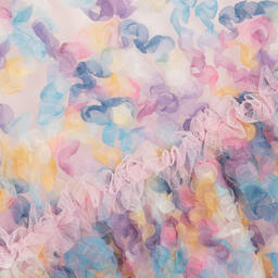 Angel's Face-فستان جيرسي وتول لون أرجواني للمراهقات | Childrensalon Outlet