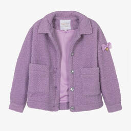 Angel's Face-Teen Girls Purple Teddy Fleece Jacket | Childrensalon Outlet