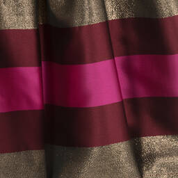 Angel's Face-فستان ساتان مقلّم لون أحمر وذهبي تينز بناتي | Childrensalon Outlet