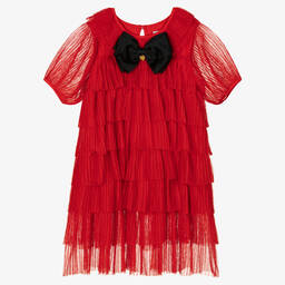 Angel's Face-Teen Girls Red Tulle Dress | Childrensalon Outlet