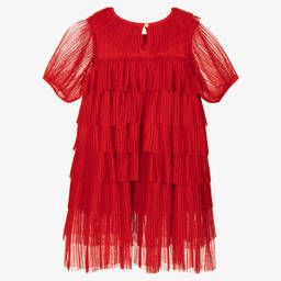 Angel's Face-Teen Girls Red Tulle Dress | Childrensalon Outlet