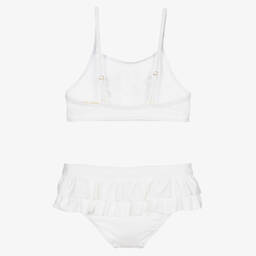Angel's Face-Белое бикини с оборками для девочек-подростков | Childrensalon Outlet