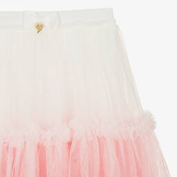 Angel's Face-Teen Girls White & Pink Ombré Tutu Skirt | Childrensalon Outlet