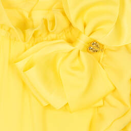 Angel's Face-Teen Girls Yellow Chiffon Dress  | Childrensalon Outlet
