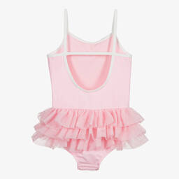 Angel's Face-Розовый купальник с рюшами и бантом для подростков | Childrensalon Outlet