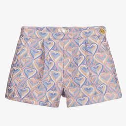 Angel's Face-Teen Pink Brocade Shorts | Childrensalon Outlet