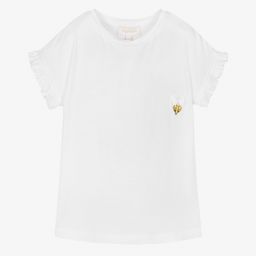 Angel's Face-White & Pink Wings T-Shirt | Childrensalon Outlet