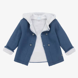 Artesanía Granlei-Baby Boys Blue Knitted Trousers Set | Childrensalon Outlet