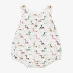 ارتيزانيا  غرانلي-تبّان قطن لون أبيض للمواليد | Childrensalon Outlet