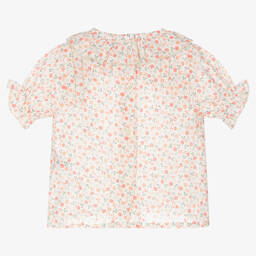 Artesanía Granlei-طقم شورت قطن لون أخضر نعناعي بطبعة ورود للمولودات | Childrensalon Outlet