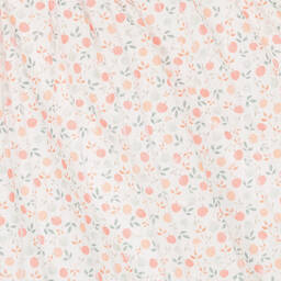 ارتيزانيا  غرانلي-فستان قطن لون أبيض للمولودات | Childrensalon Outlet