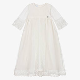 ارتيزانيا  غرانلي-فستان مراسم تول ودانتيل لون عاجي | Childrensalon Outlet