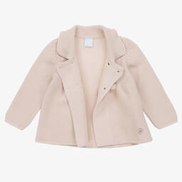 Artesanía Granlei-Бежевая трикотажная куртка и шапочка | Childrensalon Outlet